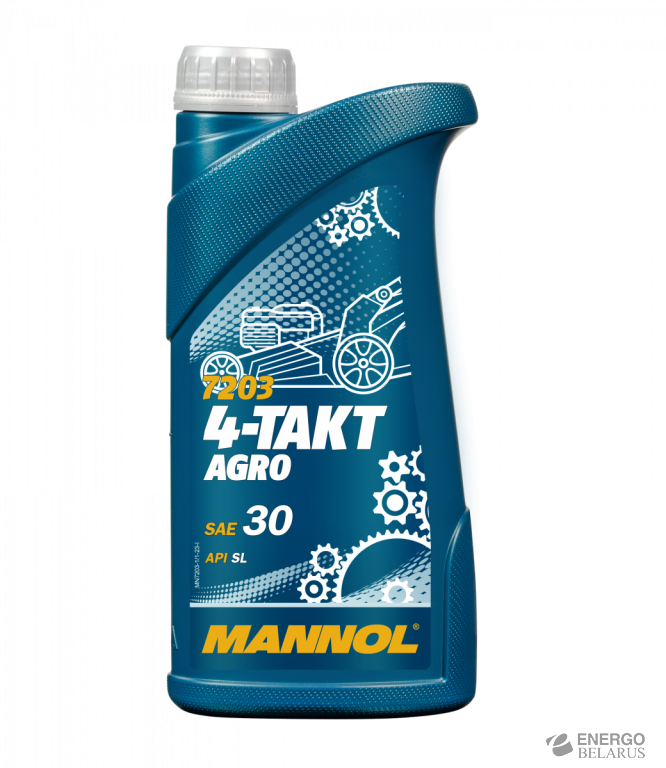 Масло для 4 тактных двигателей MANNOL 4-Takt Agro SAE 30 API SG 7203