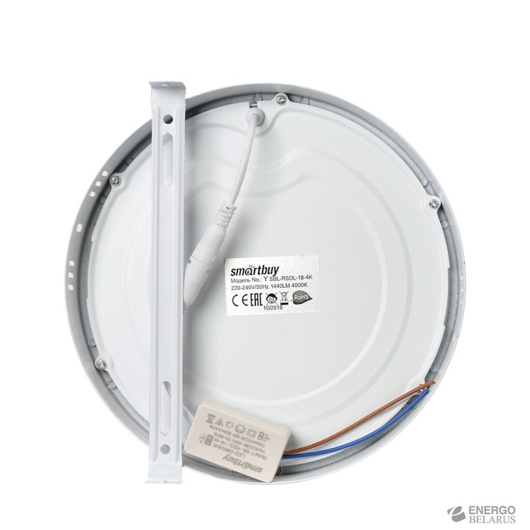 Светильник светодиодный (LED) накладной Round SDL, Smartbuy SBL-RSDL-18-4K