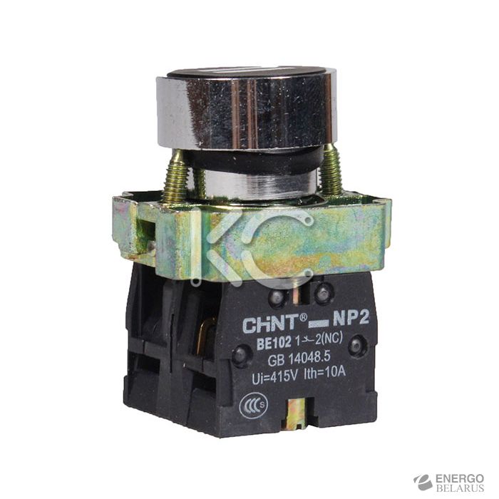 Кнопка управления NP2-BA1345 с маркировкой, 1HO+1H3 IP40 (CHINT)