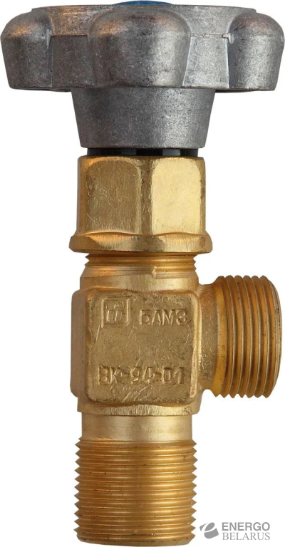 Вентиль кислородный баллонный ВК-94-01 (исп. 10) резьба на входе G 3/4-B