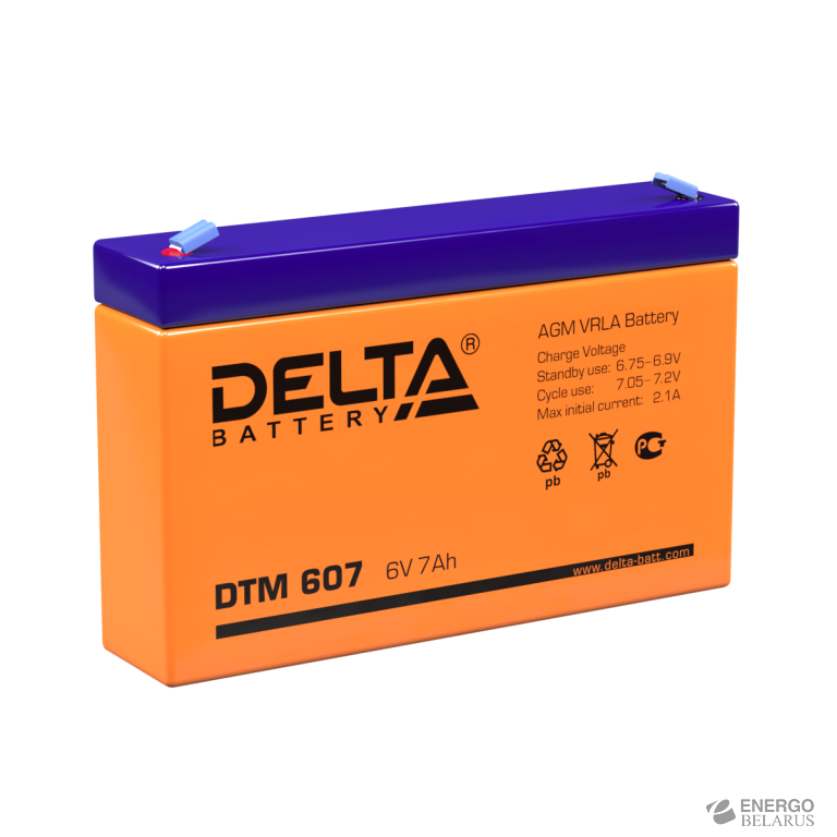 Батарея аккумуляторная DELTA DTM 607