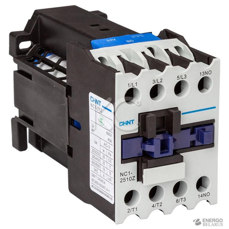 Контактор NC1-2510Z 25А DC24В 1НО (R) (CHINT)