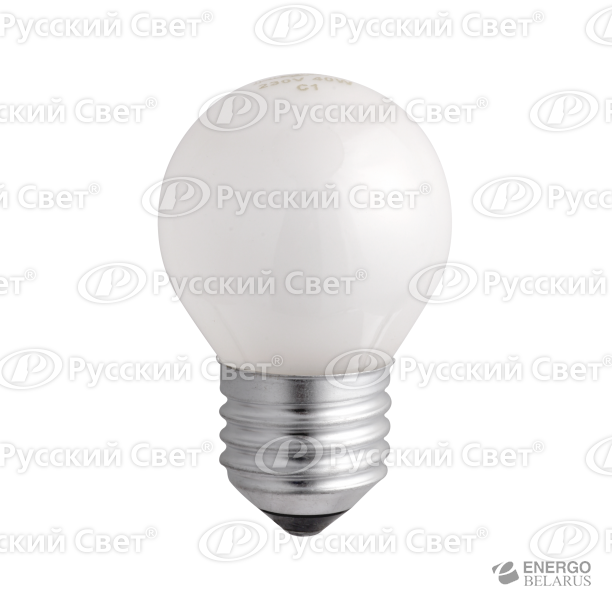 Лампа накаливания P45 240V 60W E27 frosted JazzWay 4610003320324