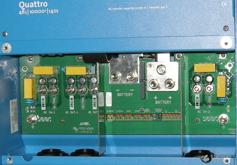 Инвертор гибридный многофункциональный Victron Quattro 48/10000/140- 100/100