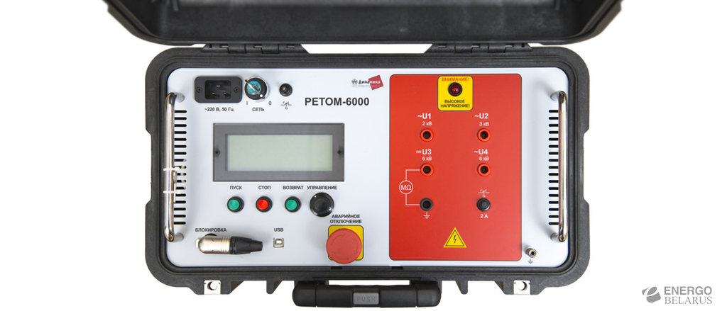 Устройство измерительное электрической прочности и сопротивления РЕТОМ-6000