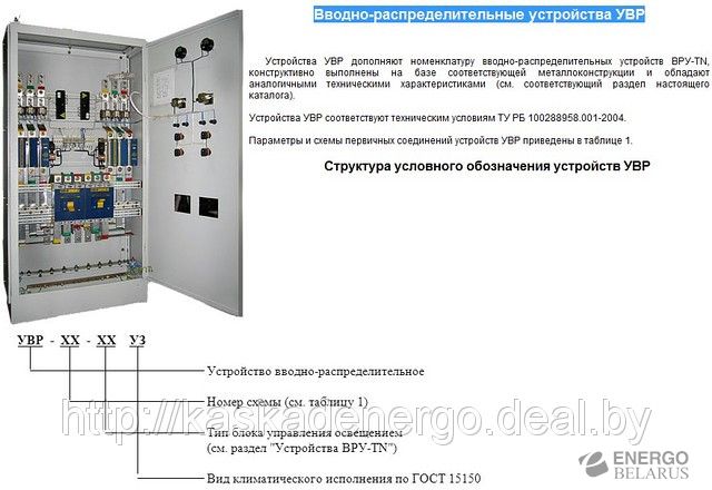Устройство вводно-распределительное ВРУ
