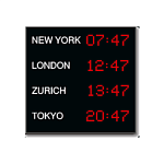 Табло мирового времени Wharton 4720E.05.x.S