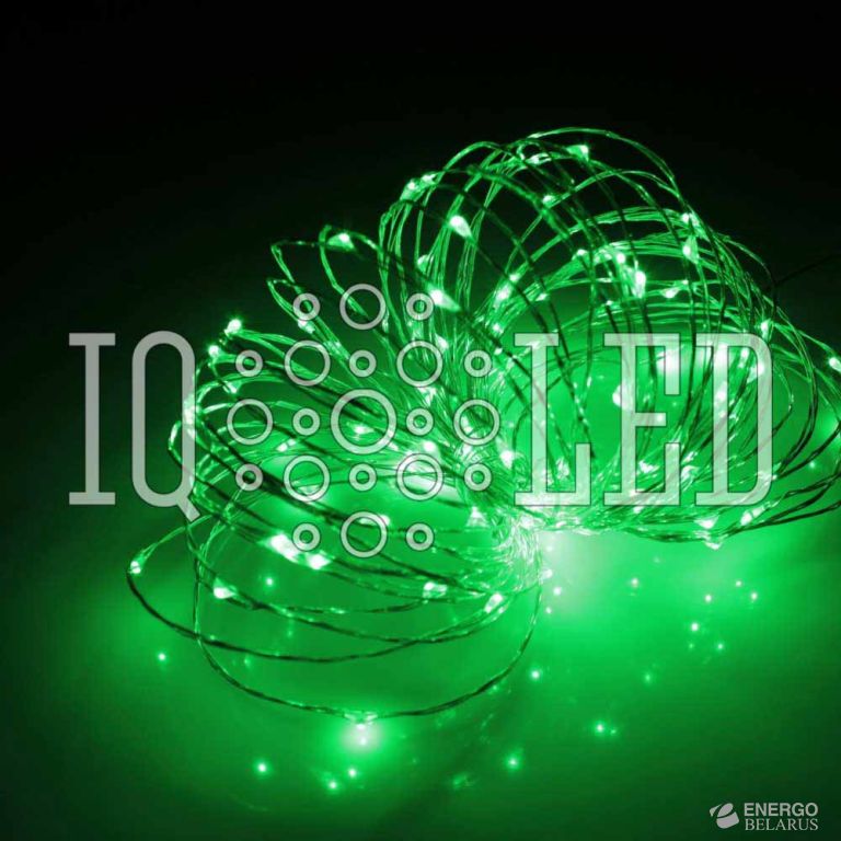 Гирлянда Роса 12В 20M зелёная