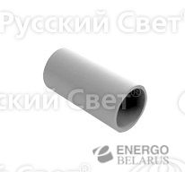 Муфта соединительная для трубы 20мм (уп.50шт) Plast EKF ms-t 20