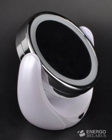 Зеркало настольное Smartbuy с LED подсветкой 007/5+ Pearl (SBL-Mr-007-Pearl)