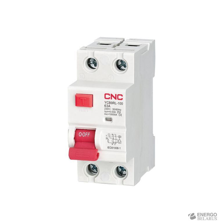 Устройство защитного отключения (УЗО) YCB9RL-100