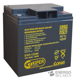 Батареи аккумуляторные Kiper серии EVH