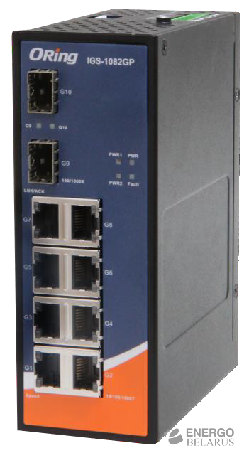 PoE коммутатор промышленный ORing IGPS-1082GP