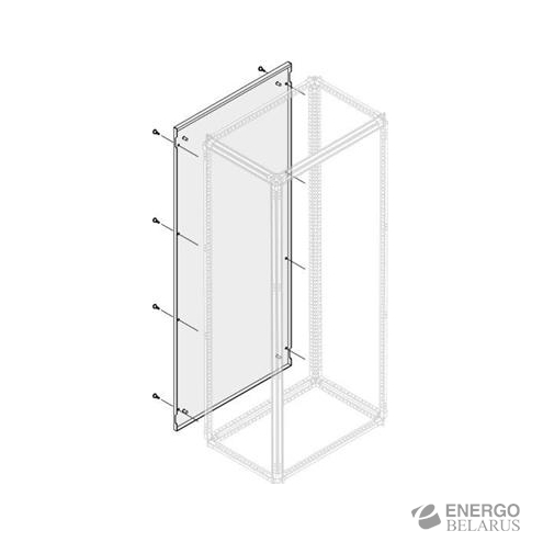 Панель задняя серии ОК H=2000 L=600