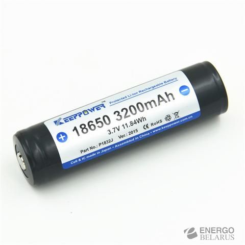  KeepPower Li-ion   18650 (3.7 , 3.2 /) (Panasonic NCR18650BM) P1832J
