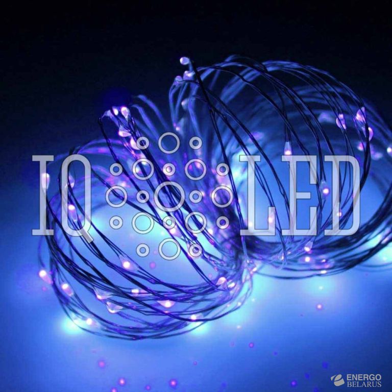 Гирлянда Роса 12В 10M фиолетовый