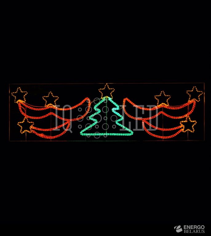 Панно “Елочка со звездами”