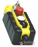 Кнопка грибковая с фиксацией PPFN1R3N d30 RED IP65