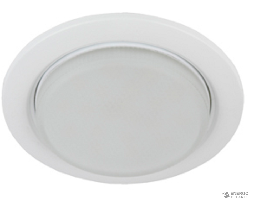 KL70 WH /1 Светильник ЭРА под лампу Gx53  тонкий , 220V, 13W, белый (40/2200)