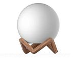 Светильник в форме шара M3 Light Wood_Z 35 (E27) IP40 3000K с ножным выключателем, на оригинальной деревянной подставке ZigZag
