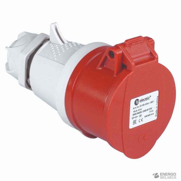 Розетка переносная (3P+N+PE) IP67 5x32A 3108-304-1600