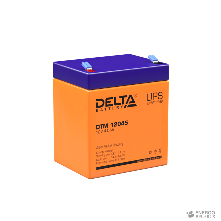 Батарея аккумуляторная DELTA DTM 12045