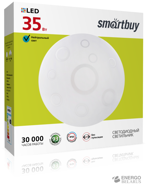 Светильник светодиодный потолочный (LED) Smartbuy SBL-Ring-35-W-6K