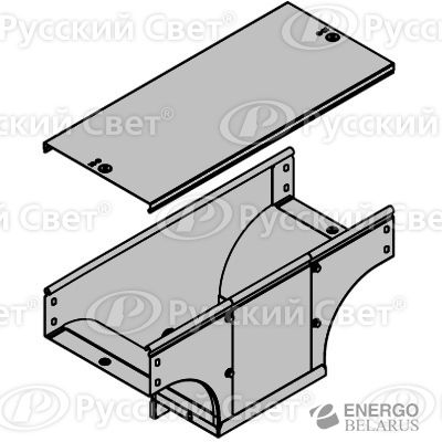 Ответвитель для лотка Т-образ. верт. TDSR 400х150 ДКС 37632