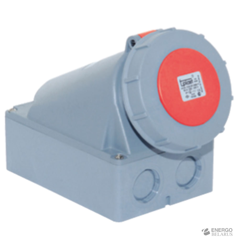 Розетка стационарная настенная (3P+N+PE) IP67 5x63A 3134-307-1600