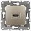 Розетка 12-3114-04 ЭРА HDMI, IP20, Эра12, шампань (10/100/3200)