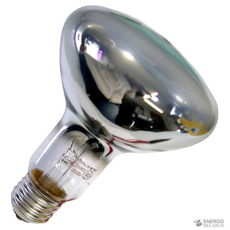Лампа ИКЗ 220-250вт R127 E27 инфракр. зерк