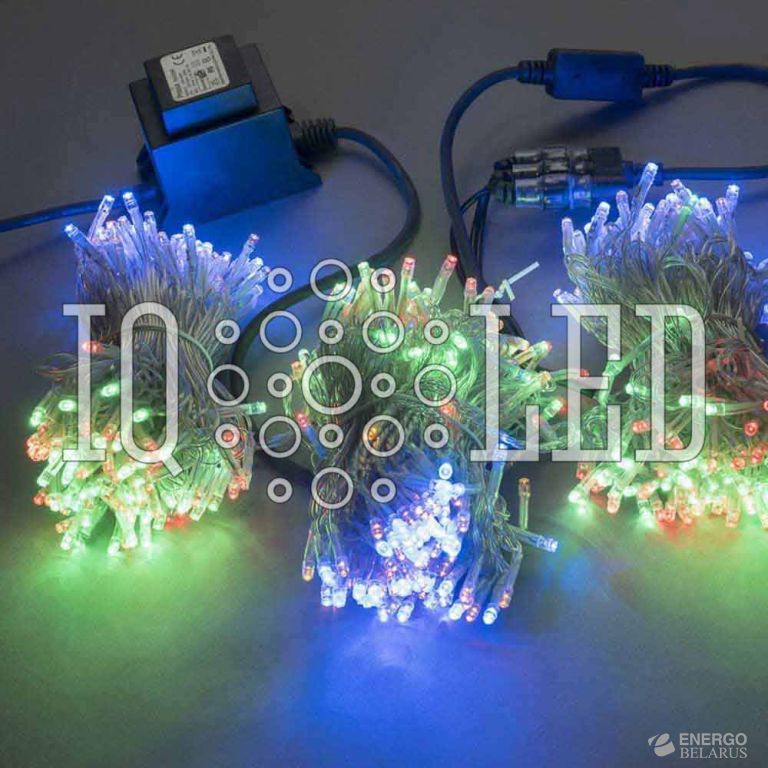 Спайдер лучевой гирлянда 24В, 20M*3 прозрачный