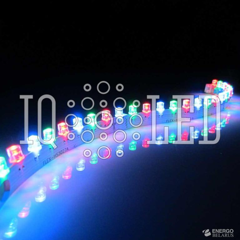 Линейка гибкая Flex 12V 1.6W (30*1 см) RGB (27 Dip светодиодов)