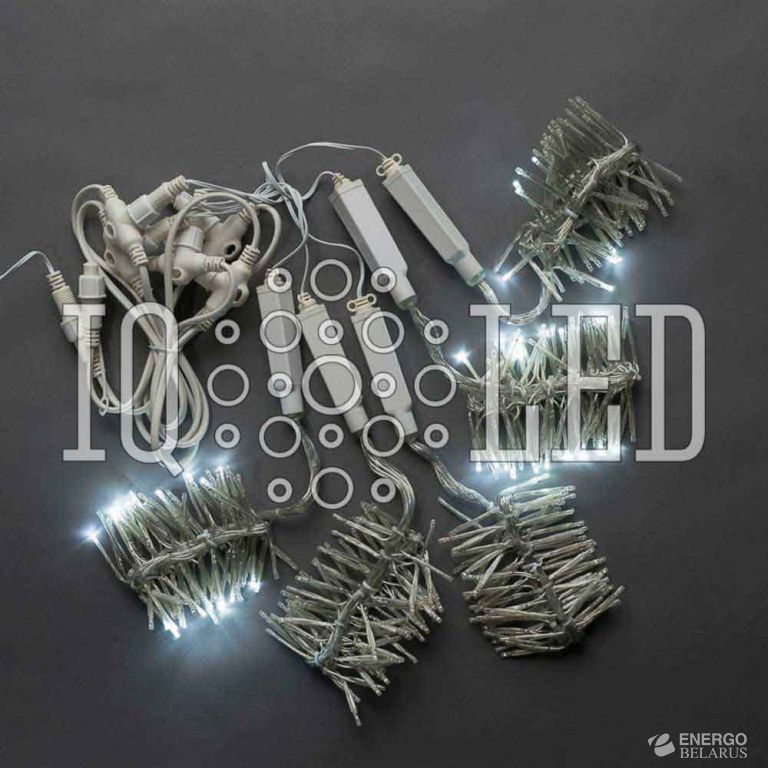 Капли 5шт 100см Бел. SNOW 1M 12V