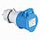 Розетка переносная (2P+PE) IP44 3x16A 3120-304-0901