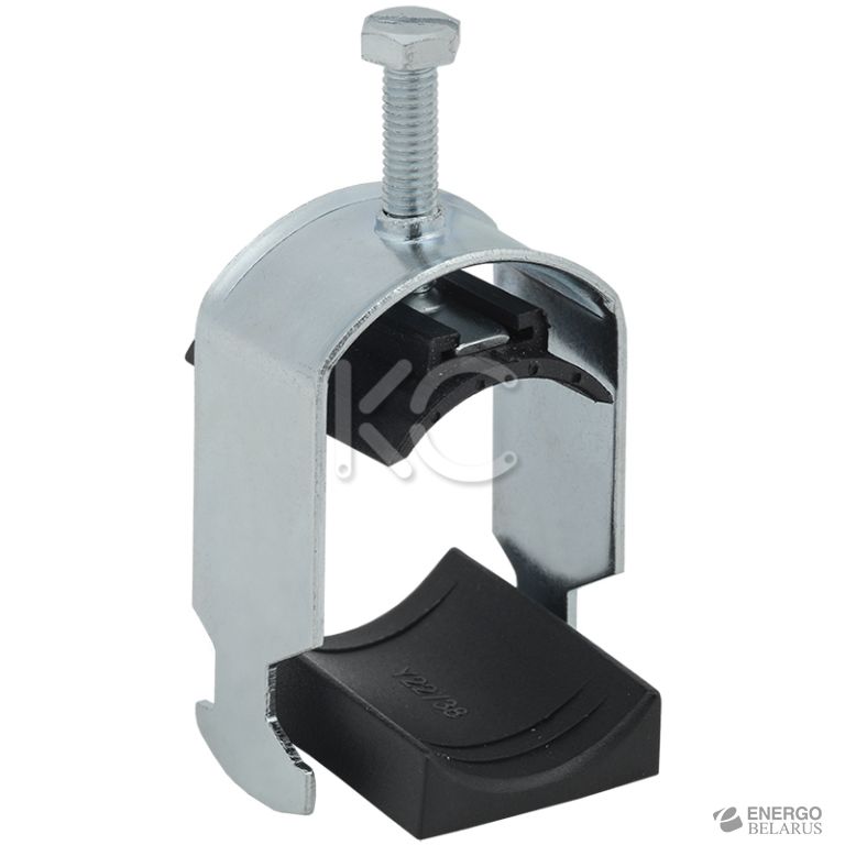 Зажим кабельный ЗКБ для С-профиля диаметр кабеля 22-30мм КС