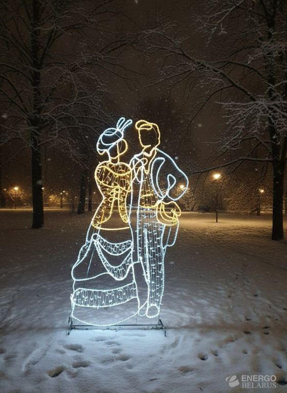 Композиция новогодняя Пара