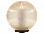 Светильник светодиодный уличный Шар Золотистый, 30 Вт, диаметр 40 см