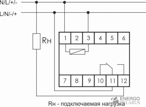 Реле времени PCR-513U 12-264В АС/DC 8А 1NO/NC IP20