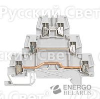 Блок клеммный Viking3 6кв.мм син. Leg 037102