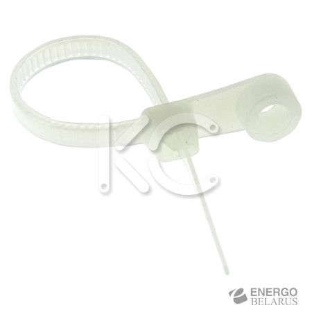 Хомут с устан. отверстием 4,8х200 (100шт) КС