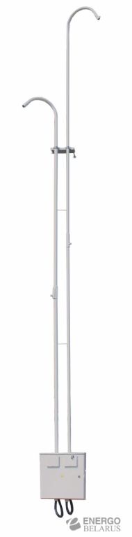 Трубостойка однотрубная ЩУЭ-3/1-5070Ду25-IP54