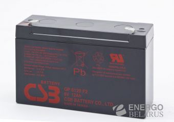 Батарея аккумуляторная CSB GP 6120 F1 6V/12Ah