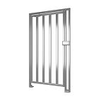 Калитка ЛКД-КТП-1210Н (левая) LS742286