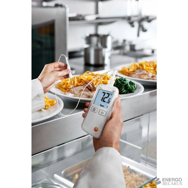 Термометр водонепроницаемый testo 108 с возможностью подключения зондов т/п Тип Т и К (0563 1080)