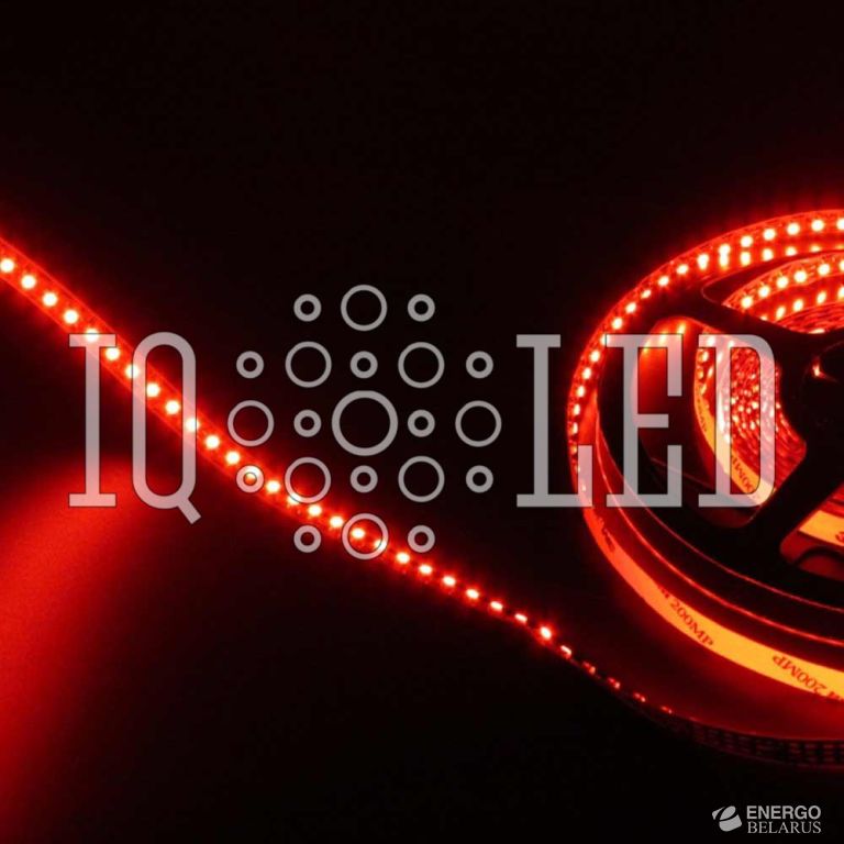 Лента светодиоидная 5M Гибкая полоса, 12V, белая основа (Красная)