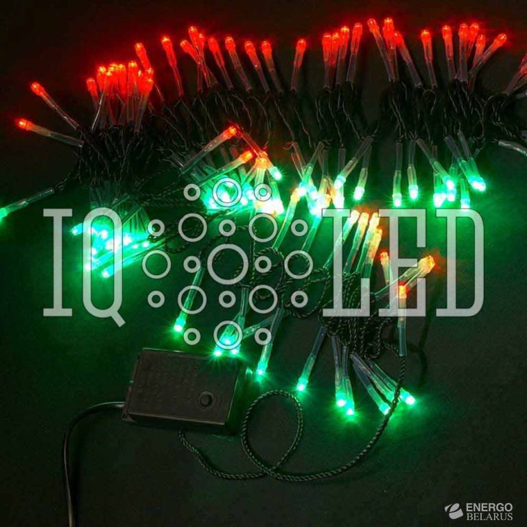 Гирлянда с контроллером 5M, 240V Светод, красная, зеленая