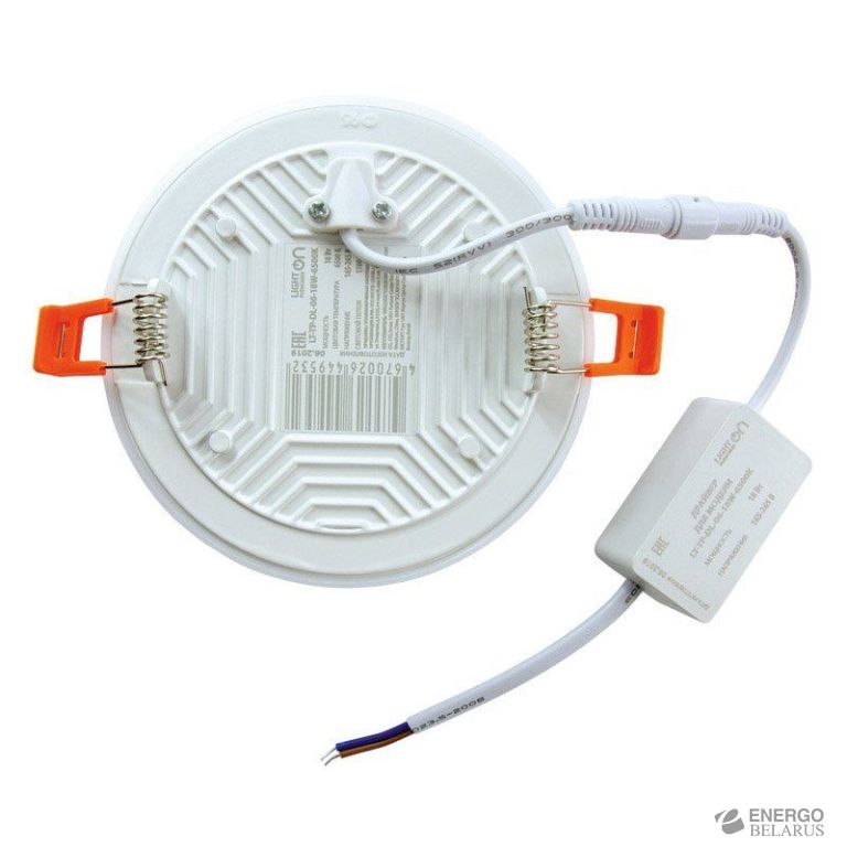 Светильник светодиодный Downlight LT-TP-DL-06-18W-6500K встраиваемый круглый Ф120 LED LightPhenomenON