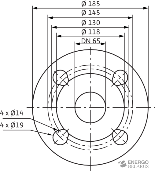 Насос циркуляционный Wilo-Stratos-Z 65/1-12  2152257