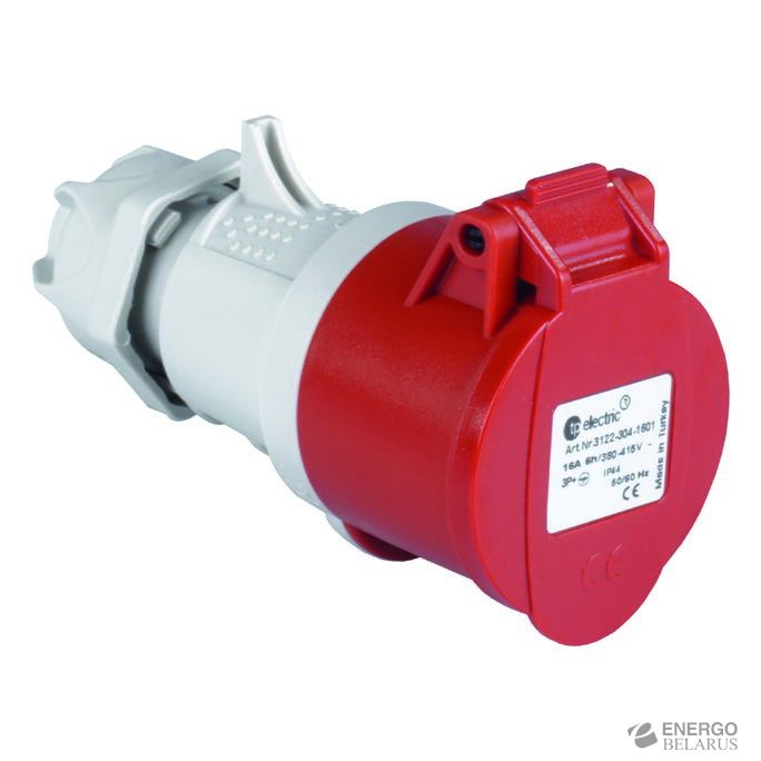 Розетка переносная (3P+PE) IP44 4x16A 3122-304-1601